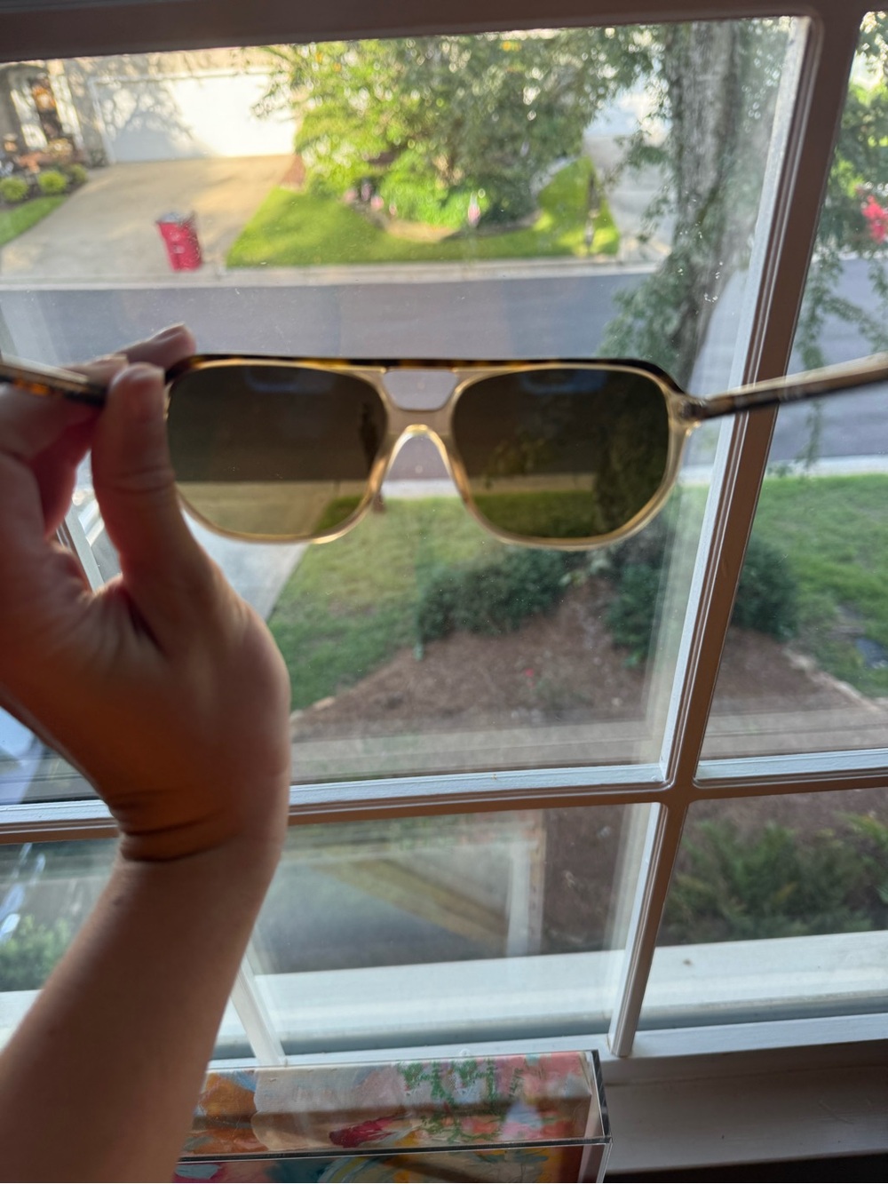 Ray-Ban Brown Tortoise Aviator Sunglasses - Picture 4 of 5